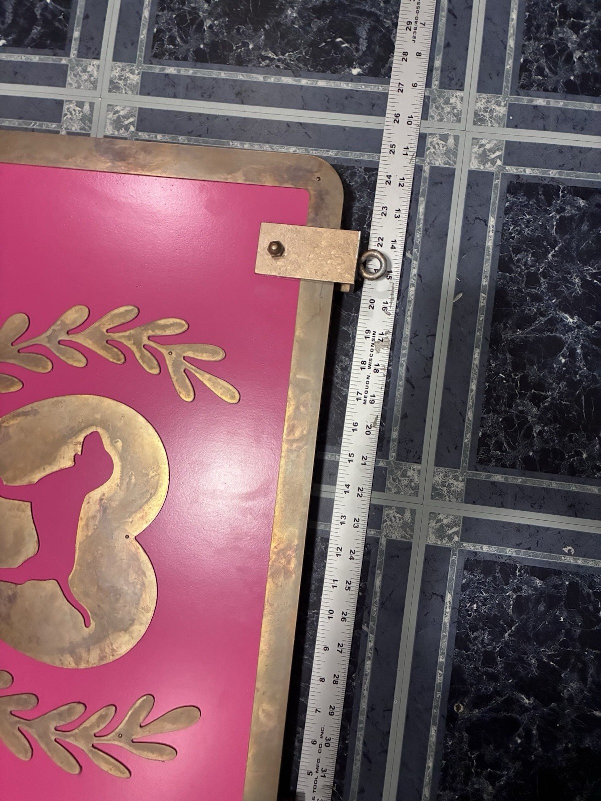 24x24x3 Victorias Secret Store Double Sided Hanging Sign,Bracket,Clips PINK LOGO