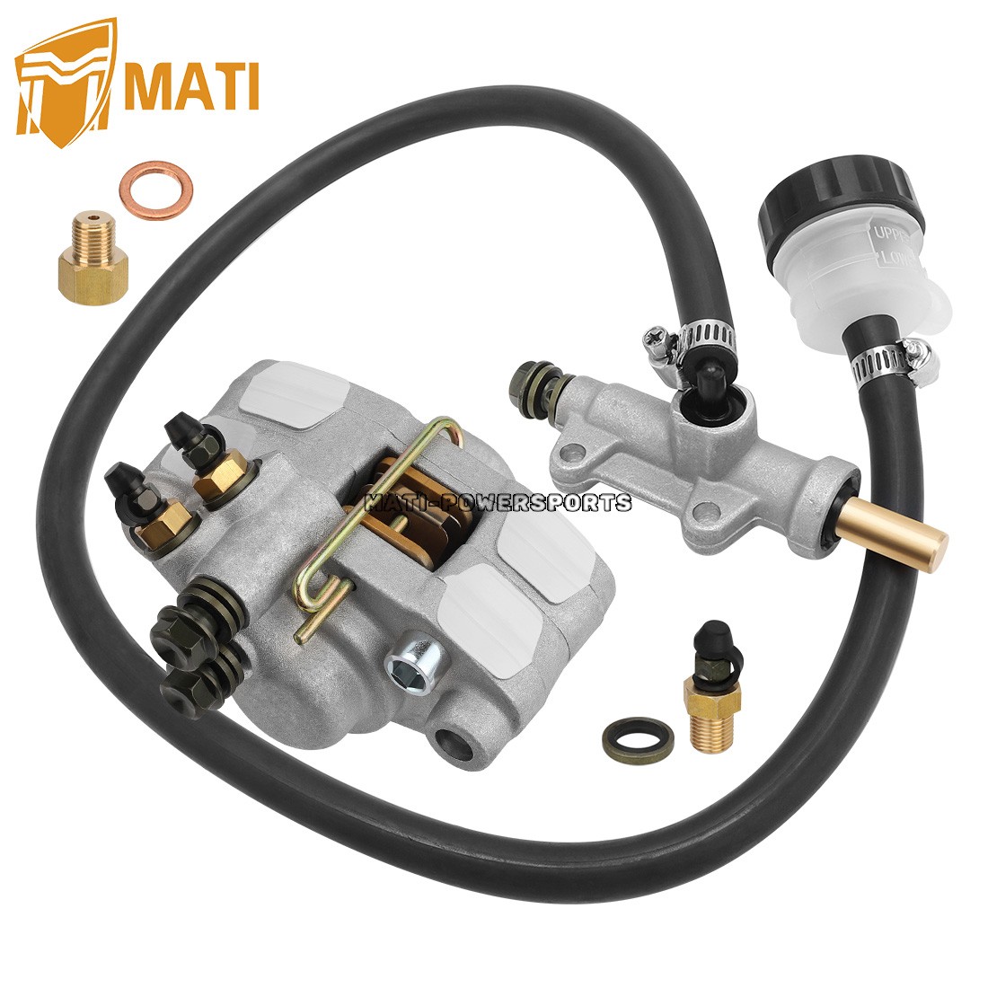 Rear Brake Caliper & Master Cylinder for Polaris Scrambler 500 2x4 4X4 1998-04