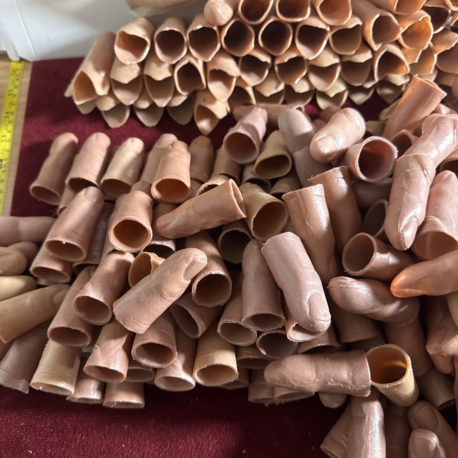 Huge Lot Of Six Curved Finger - Thumb/Finger Tip Gimmicks Magician’s Secret NOS