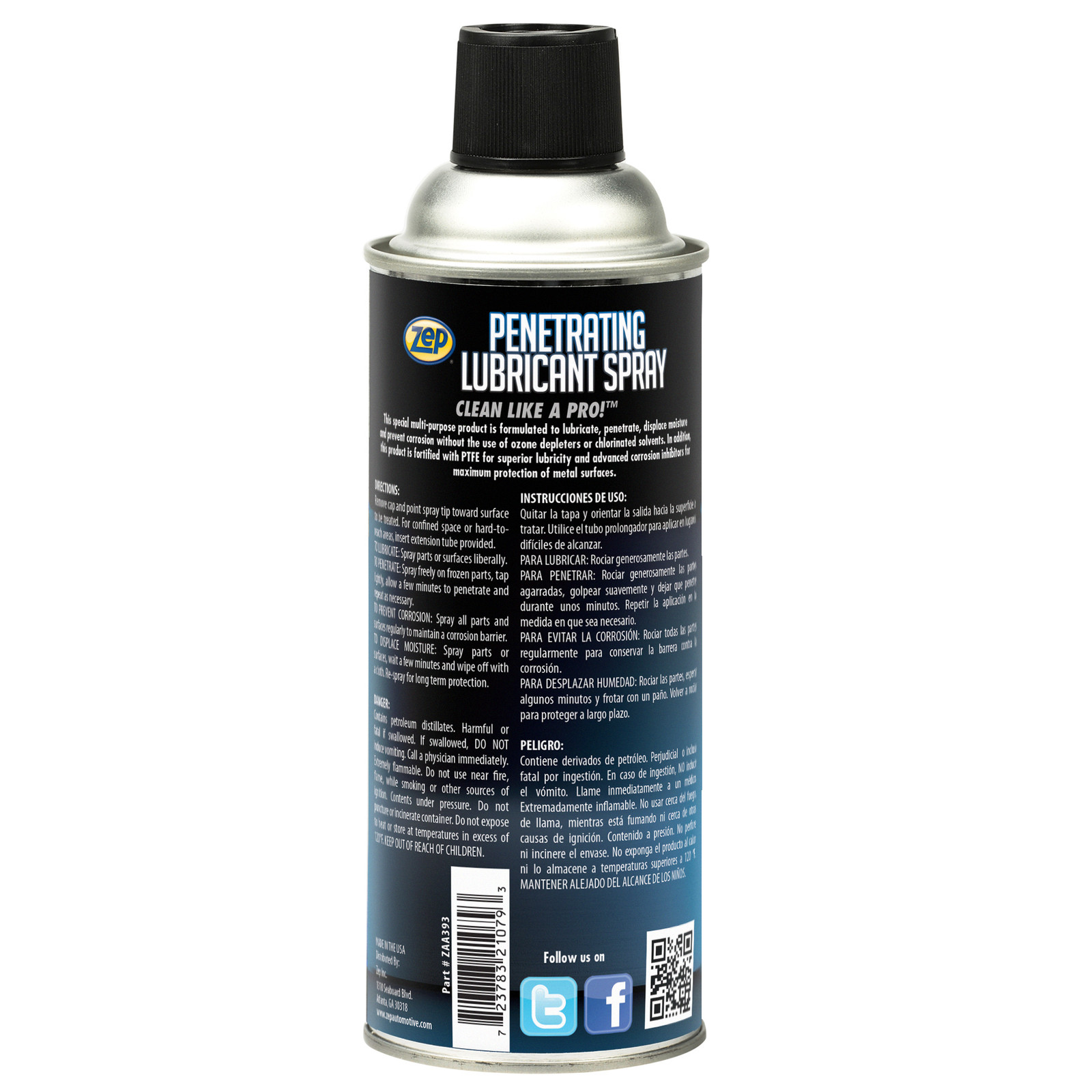 Zep Penetrating Lubricant Spray - 12 oz (Case of12) - 1047933