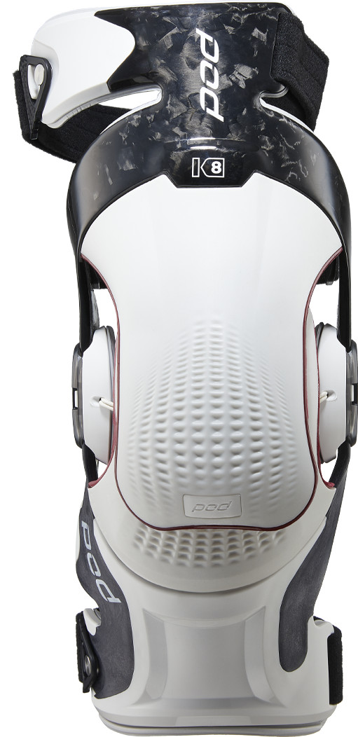 Pod K8 3.0 Knee Brace Carbon (Rt) Carbon/White Lg Protective/Safety