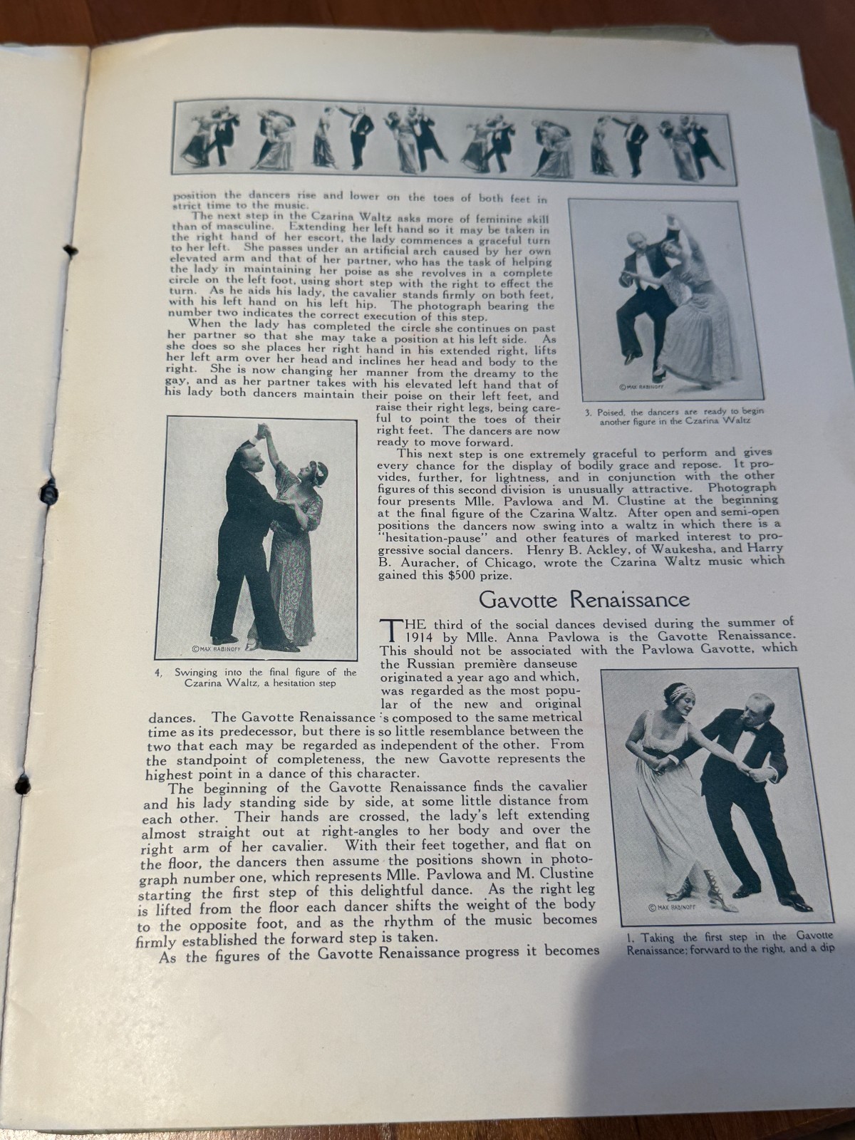 RARE! Ballet Legend ANNA PAVLOWA (Pavlova) Early 1900s Souvenir Program