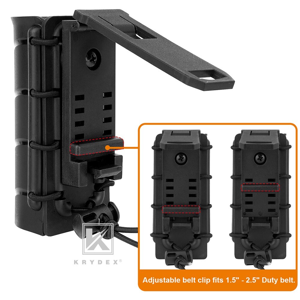 KRYDEX Pepper Spray Holder 360 Rotatable OC/Mace Pepper Holster Carrier for Belt