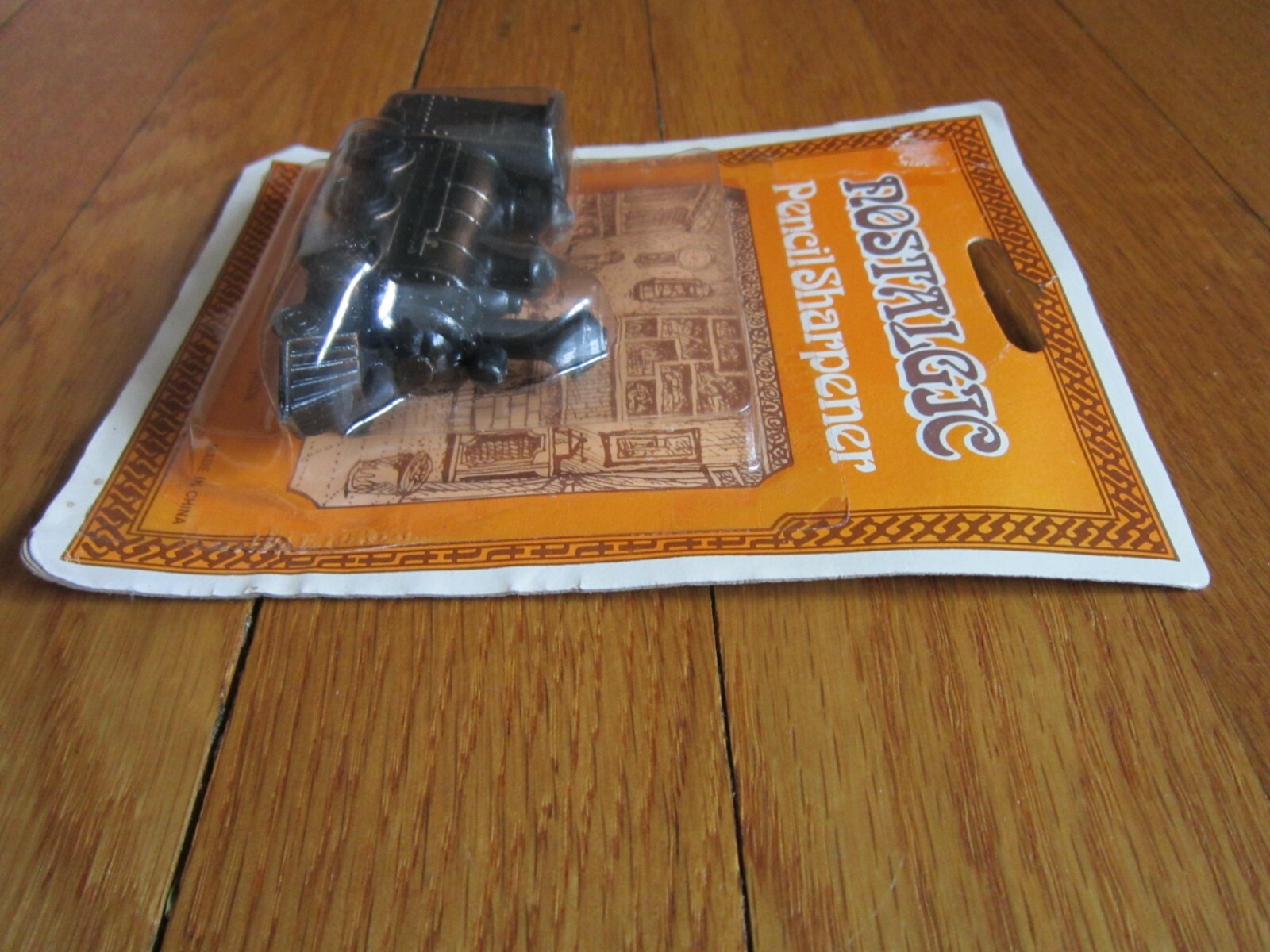 Vtg Die-Cast Metal Miniature Train Engine Cow Catcher Detailed Pencil Sharpener