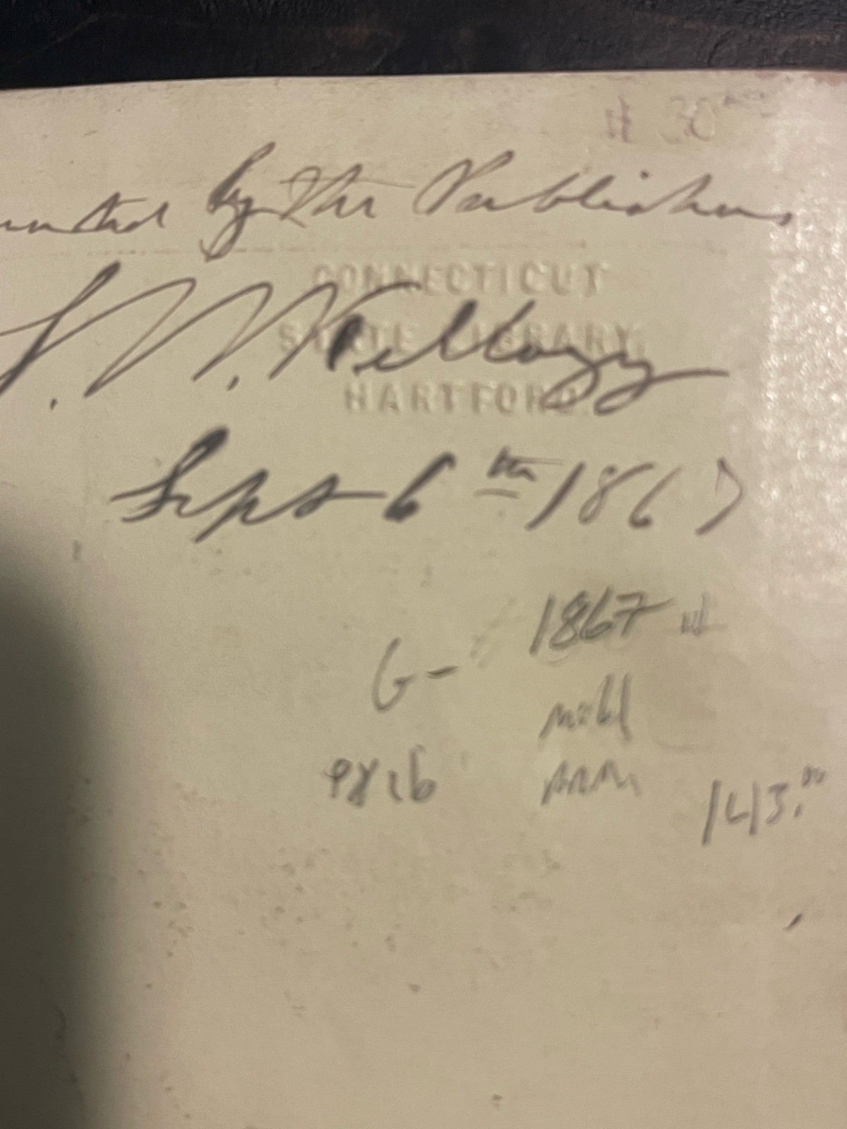 1867 Upton’s Infantry Tactics - Belonging to Congressman Stephen Wright Kellogg