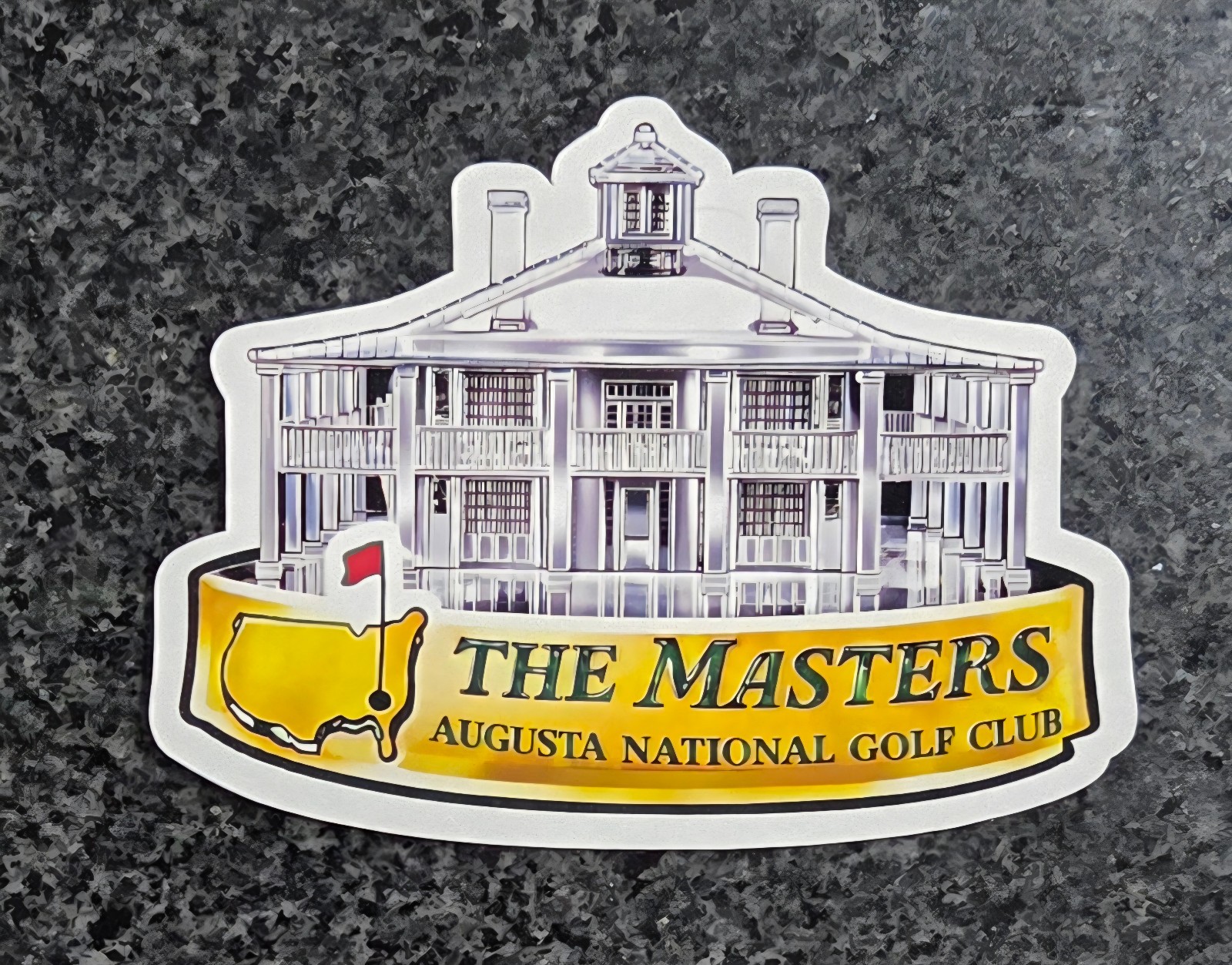 The Masters Tournament Golf  Trophy Decal Vinyl Sticker Water Resistant UV Lamin