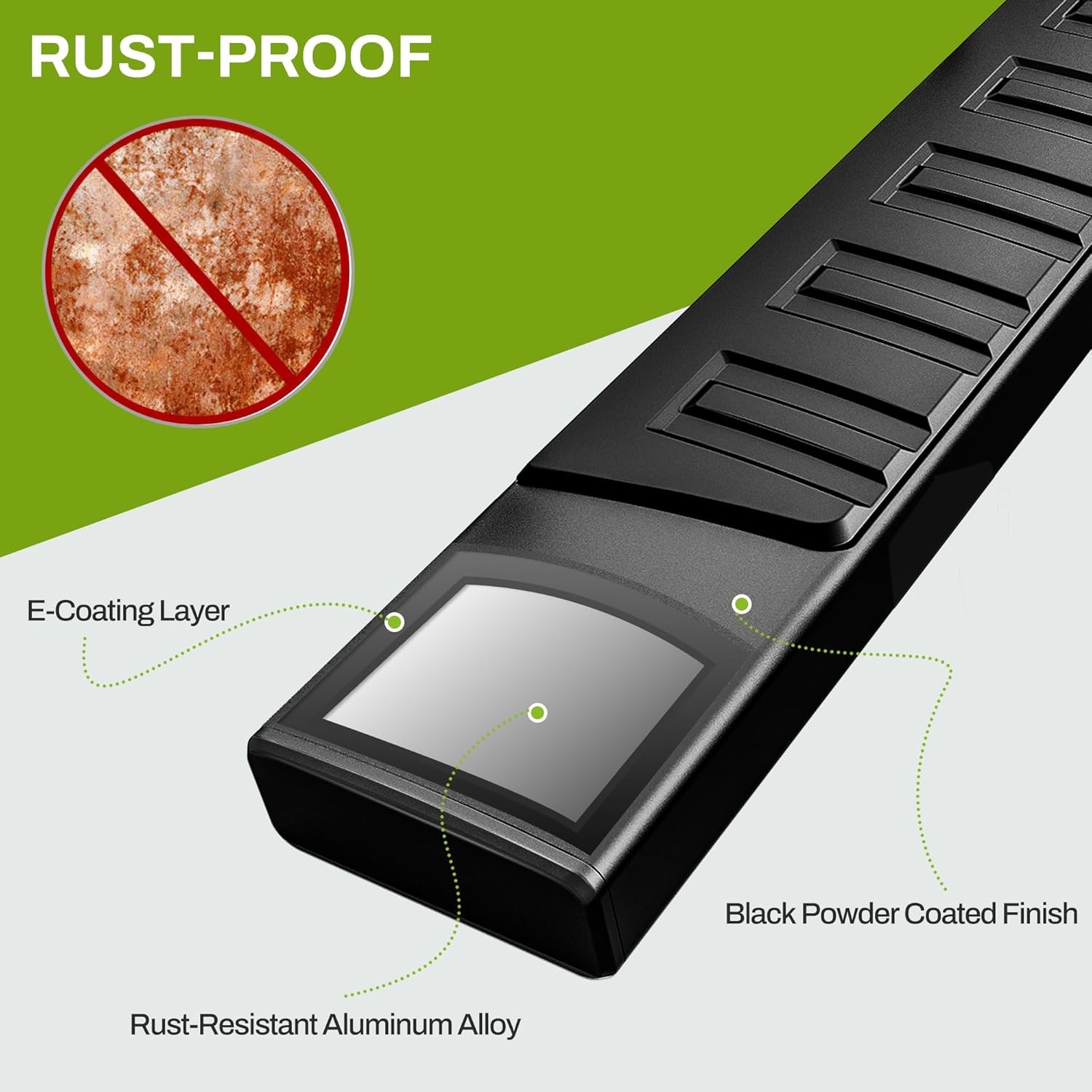 6" Running Boards for 2009-2026 Dodge Ram 1500 2500 3500 Crew Cab Side Step ....