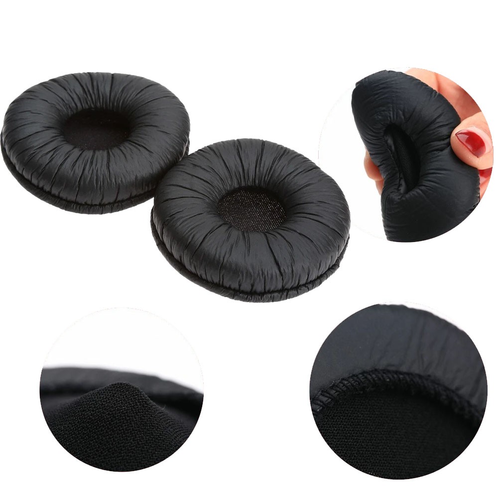 4Pc Black Replacement Earpads Ear Cushion Pads For Sony MDR-V150 V250 V300 ZX100
