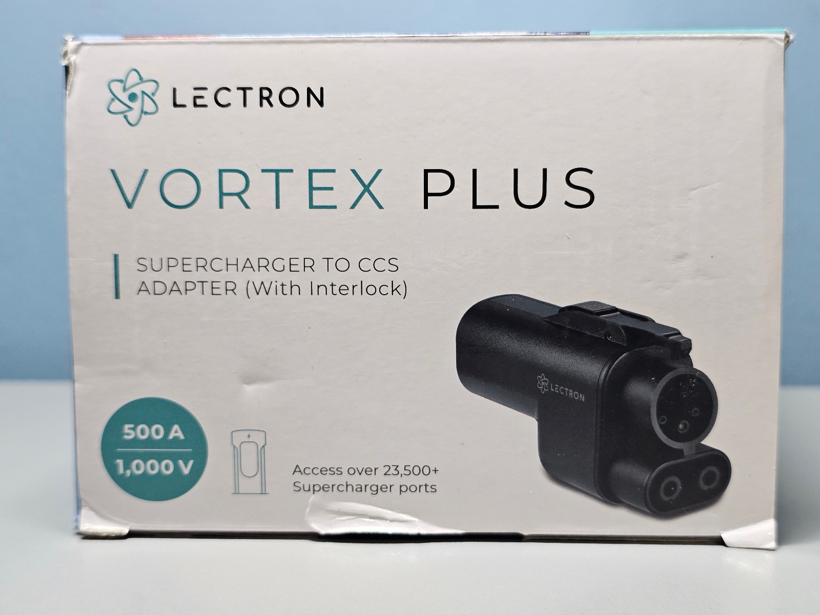Lectron Vortex Plus Supercharger NACS to CCS Adapter w/ Interlock 500A/1000V New