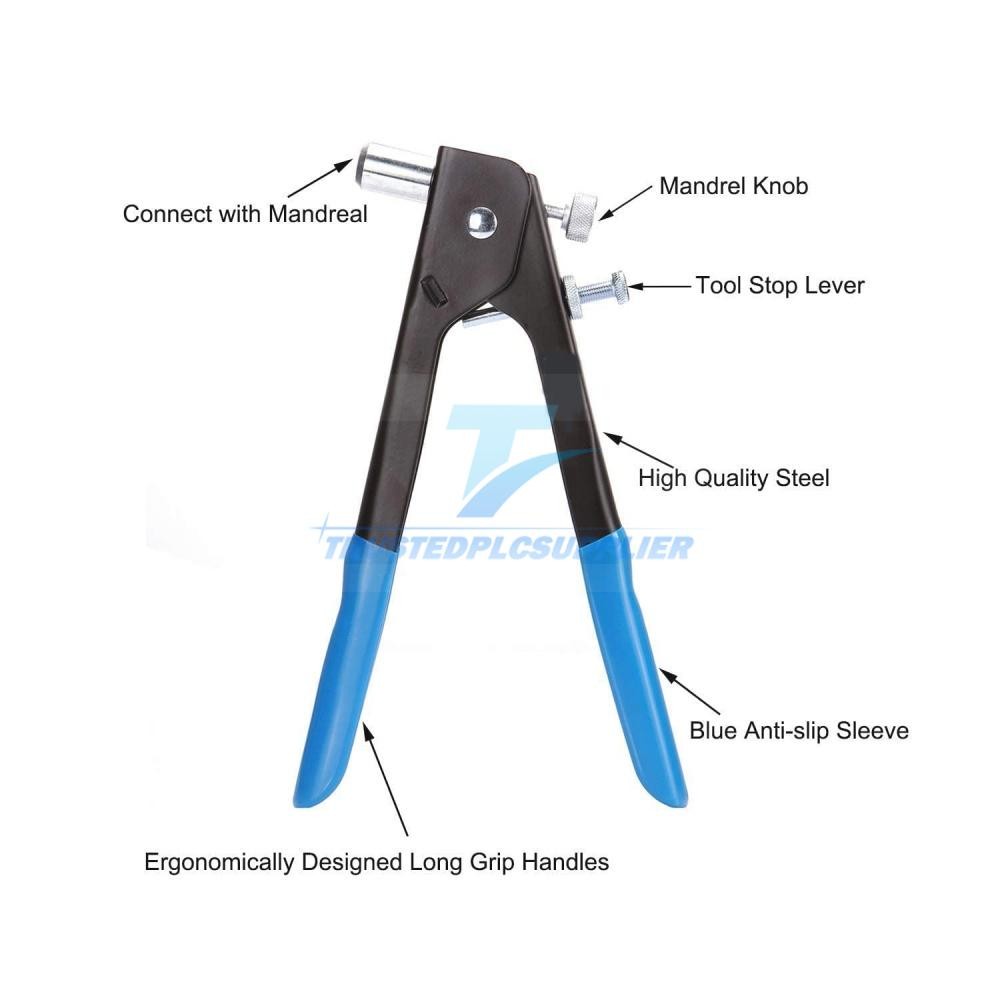 86Pcs Heavy Blind Rivet Nut Tool Kit Hand Riveter Wrench Threaded Insert Rivnut