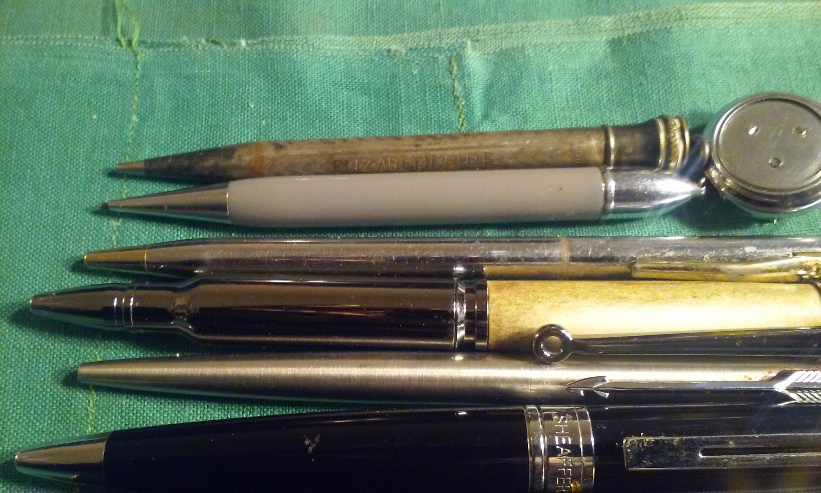 Junk Drawer Lot 12 Retro Quality PENS & Mechanical Pencils Cross Parker Sheaffer