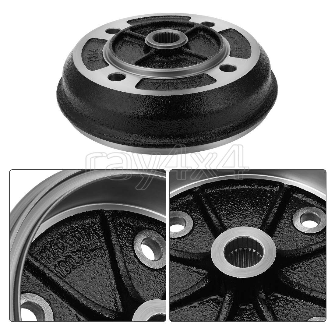 Rear Brake Drum Hub for Kawasaki Mule 2510/2500/2010 Replaces 41038-1226
