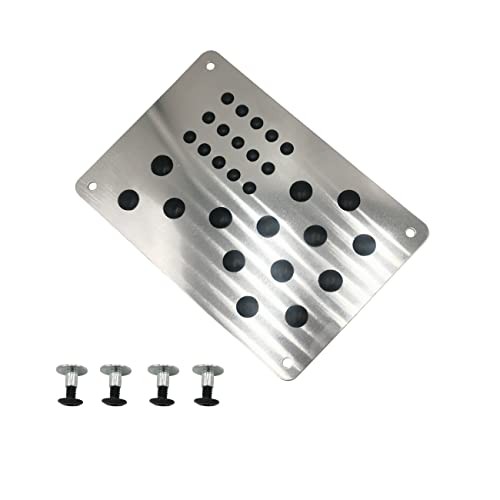 Car Truck Floor Mat Carpet Heel Pad Plate Rest Footrest Foot Pedal