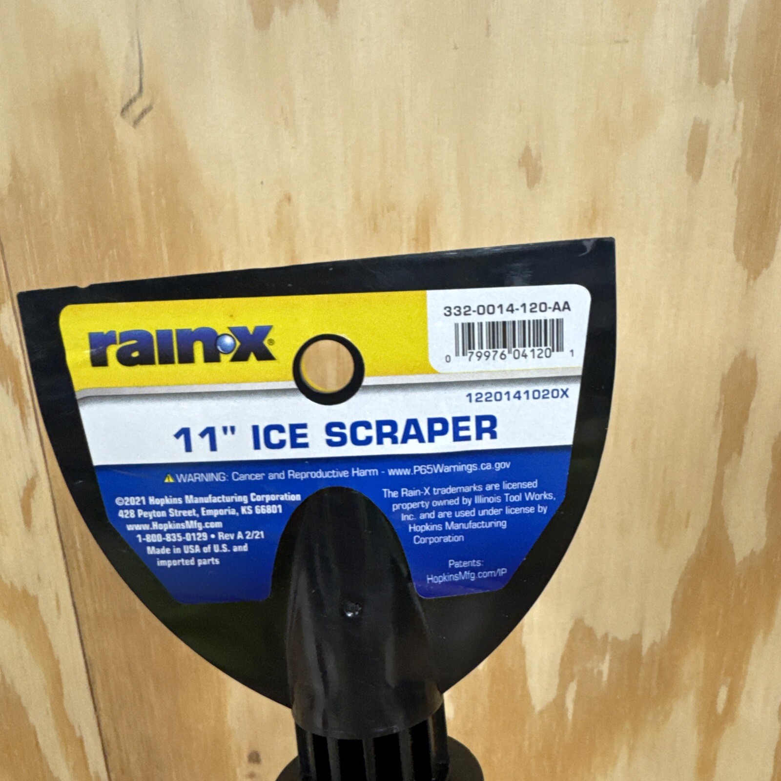 Rain X 11" inch Ice Scraper Handheld Winter Gear Emergency Windshield