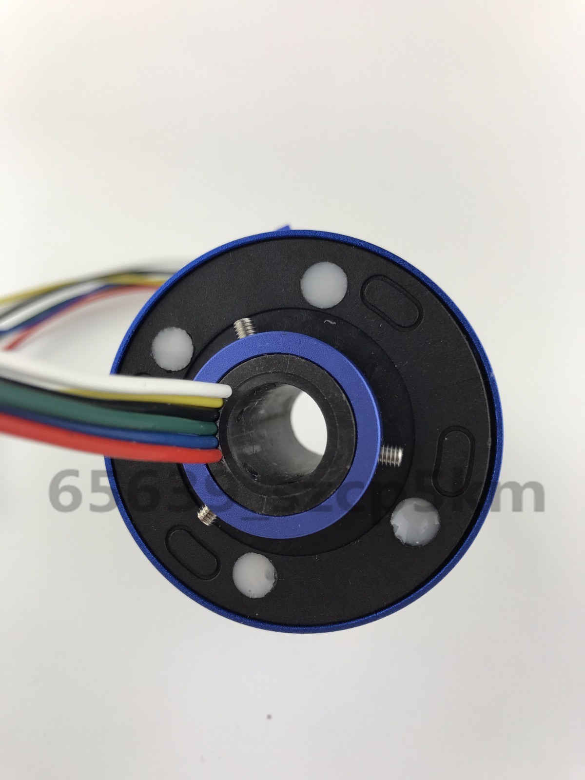 Slip Ring Through Hole Dia.12.7mm 6 Circuit/10A For Wind Power Generator