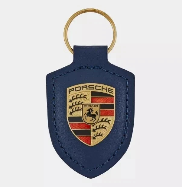 AUTHENTIC Porsche crest keyring – Essential BLUE COLOR | WAP0500950E