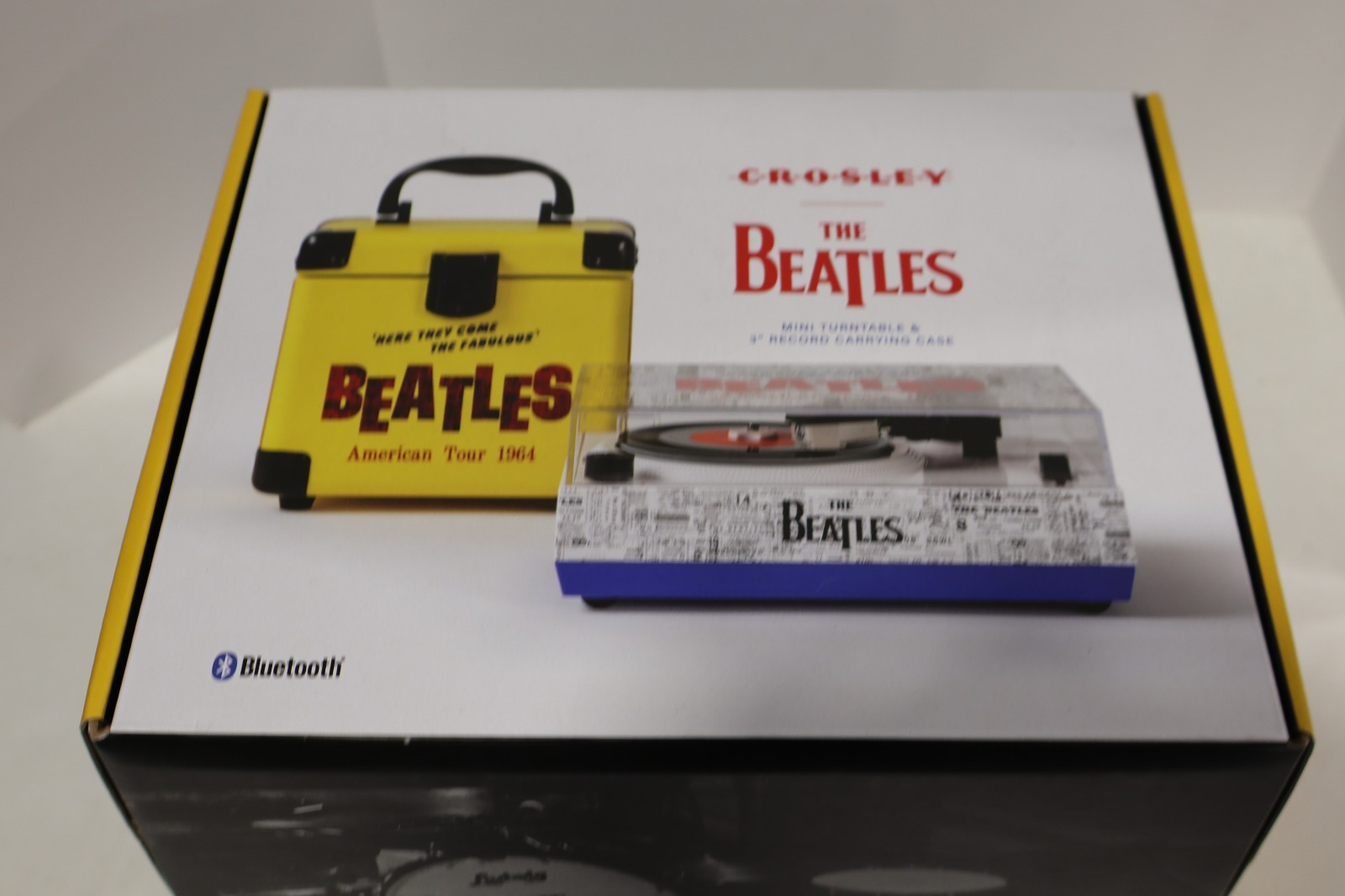 Crosley The Beatles Bluetooth Ltd. Ed 3" Turntable Player w/ Carrying Case