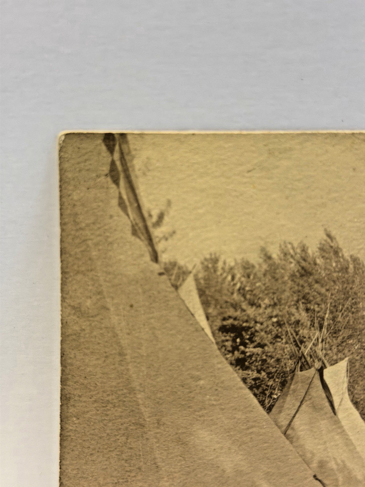 Original Native American Indian Photograph of Nez Perce Camp; 1880's - 1900's