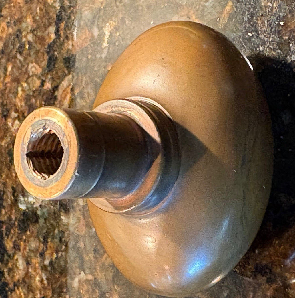 RARE Williamstown PA Public School Brass Door Knob