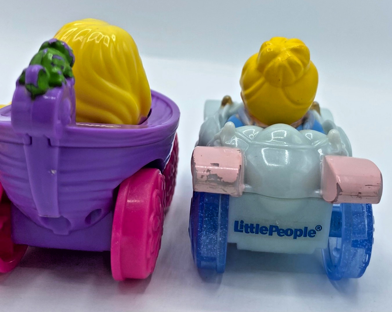 Fisher-Price Little People Princess Wheelies Lot of 4 Disney Cars 2013