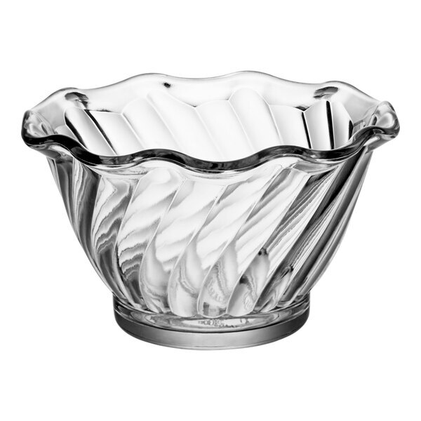 5 oz Clear Plastic Dessert Dish Ice cream Cups Yogurt Bowls