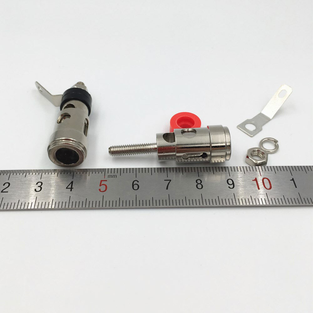 5PAIRS Speaker Audio AMP Terminal Binding Post Spring Loaded Type Nickel Plated