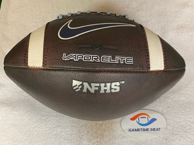 Nike Vapor Elite NFHS Official Size Game Prepped Mudded Football Ball Navy Blue