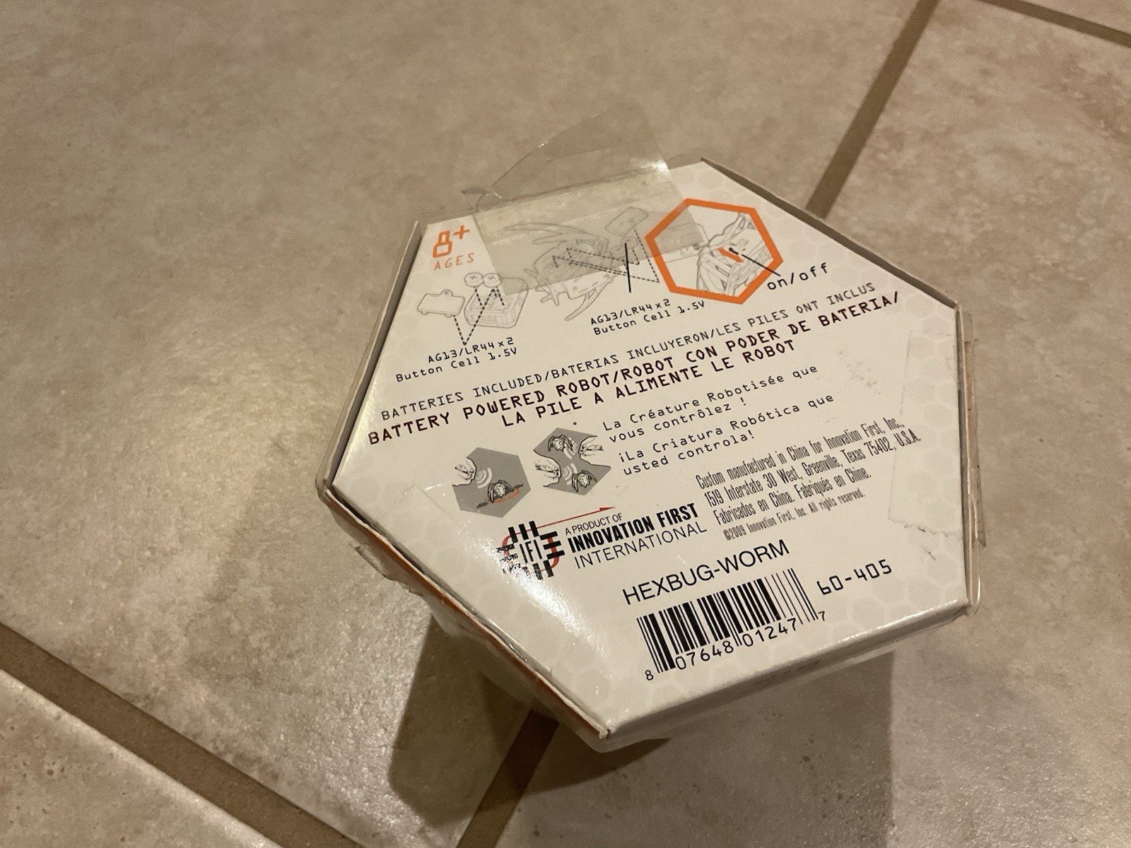 READ! Hexbug Remote Controlled Green Inchworm Micro Robotic Creature New