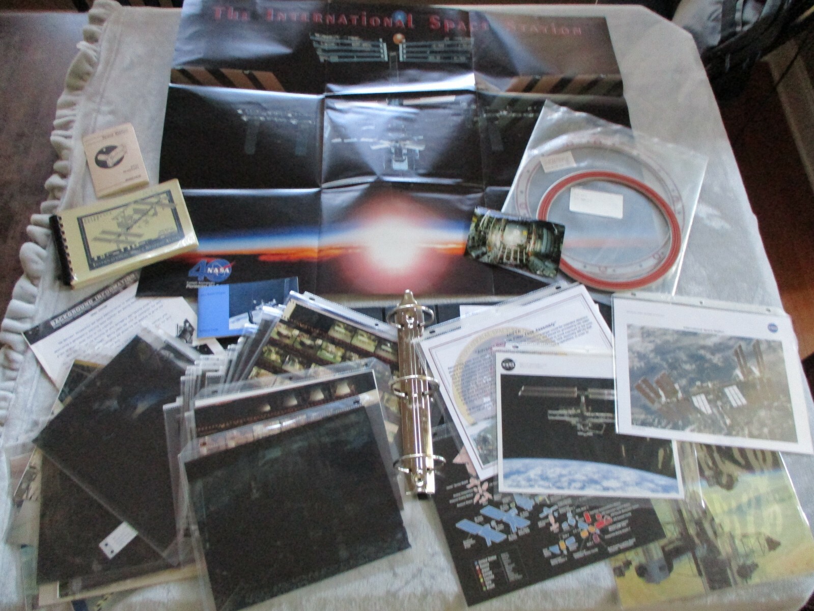 NASA BOEING SPACE STATION JSC PORTAL RING+BOOKLETS PHOTOS ORIGINAL PROJECT DATA