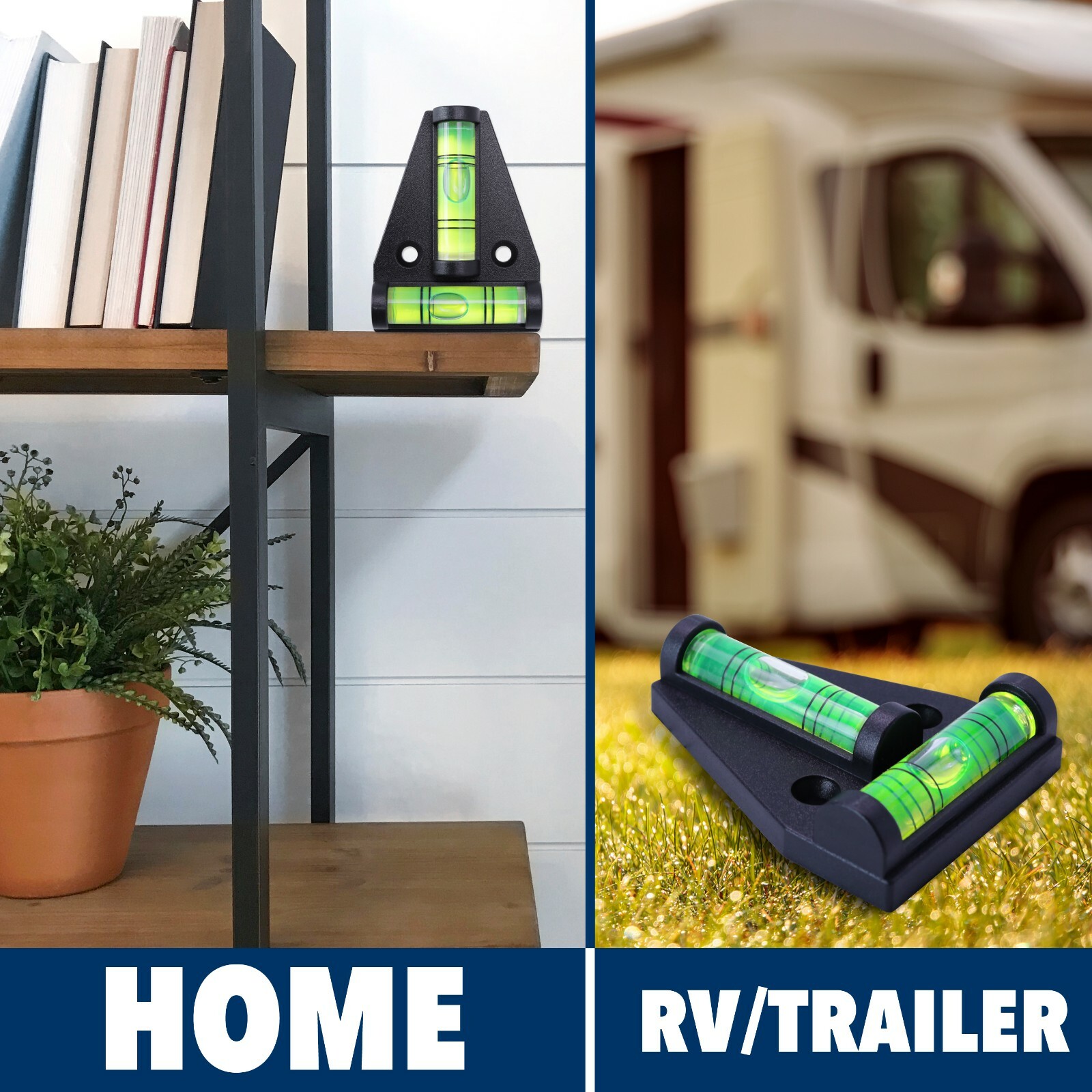 Leisure Coachworks RV T Level Bubble Level Multipurpose 2 Way Trailer 2 PACK