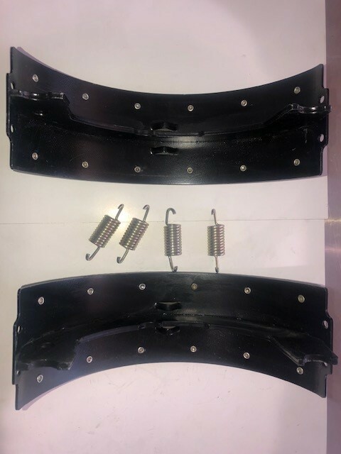 3722-w-413, 4 inches wide Parking Brake Shoes & springs 12"x4" SHIPS SAME DAY!