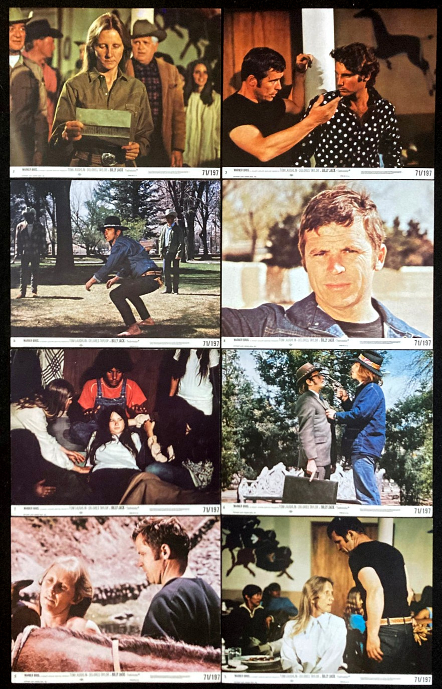 BILLY JACK Original Movie Mini Lobby Card Set Tom Laughlin Martial Arts Action