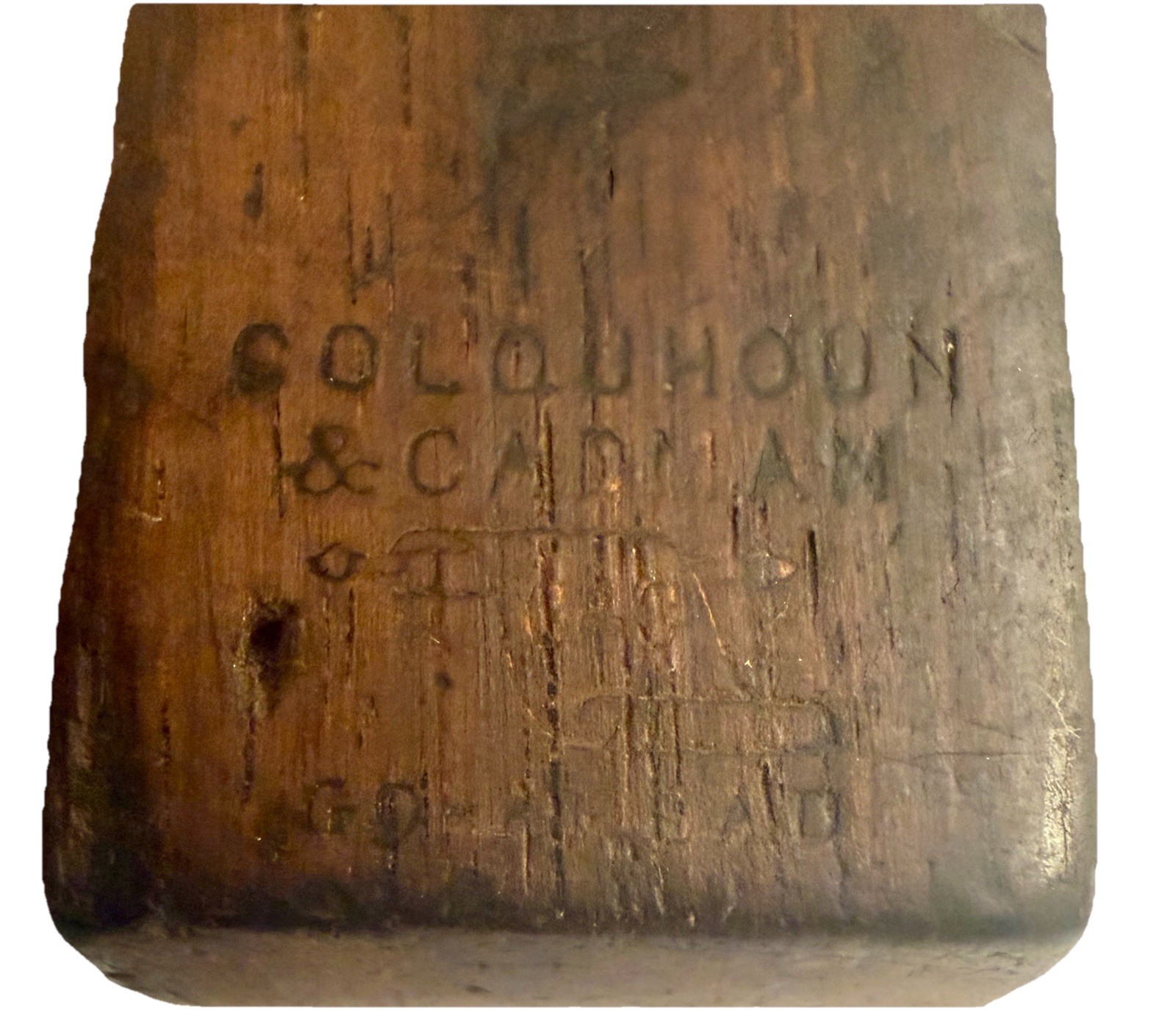 Antique Mortise Gauge W&J Colquhoun & Chapman Glasgow Brass Woodworking Tool