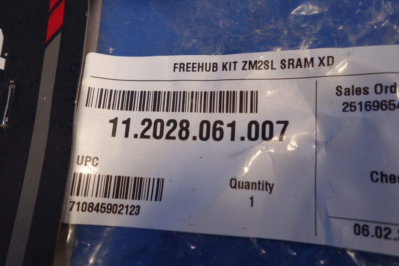 New ZIPP ZM2 SL Freehub Body Kit: Sram XD, 11.2028.061.007