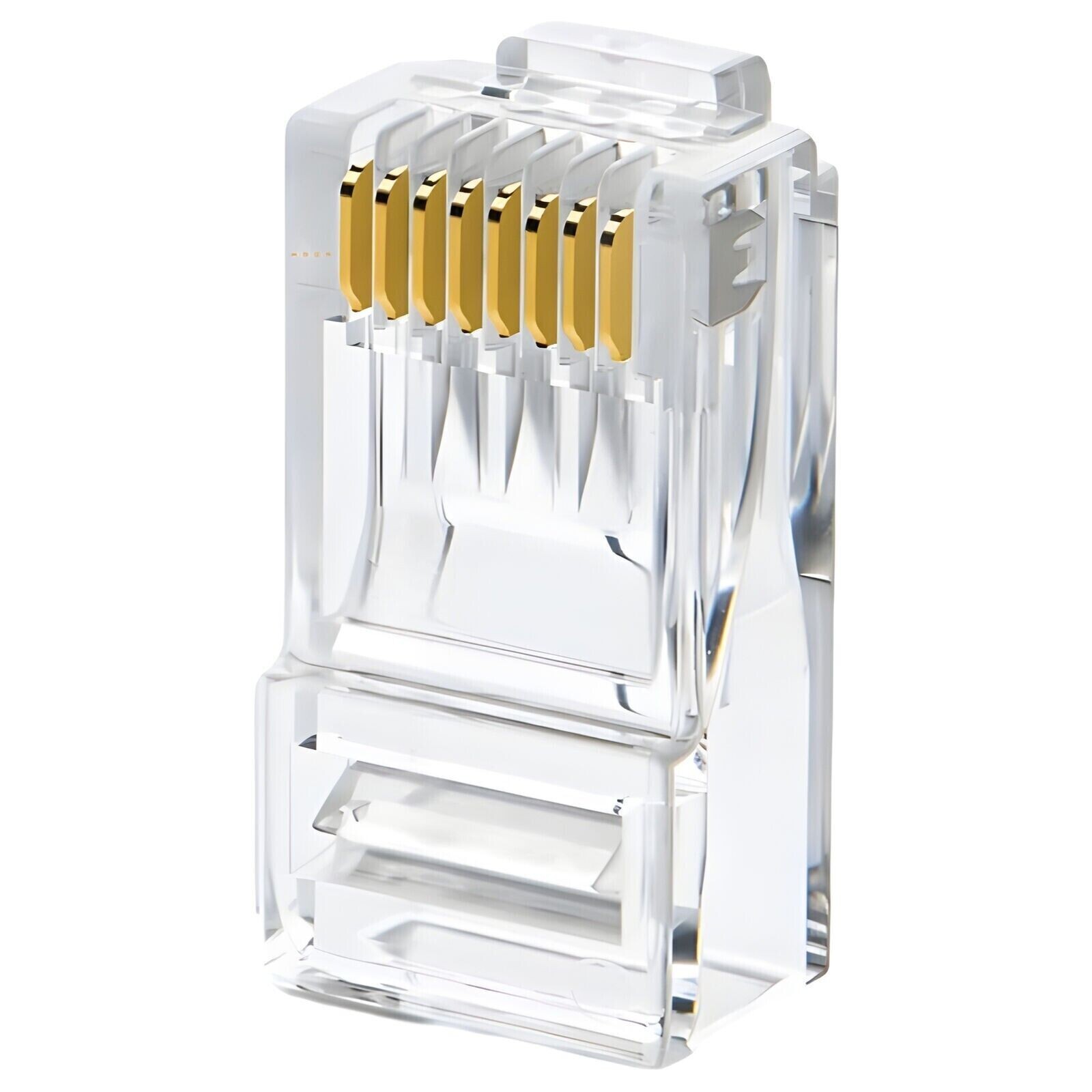 100pcs RJ45 Modular Plug Network Cable LAN Connector Plug End 8P8C CAT5 CAT5E