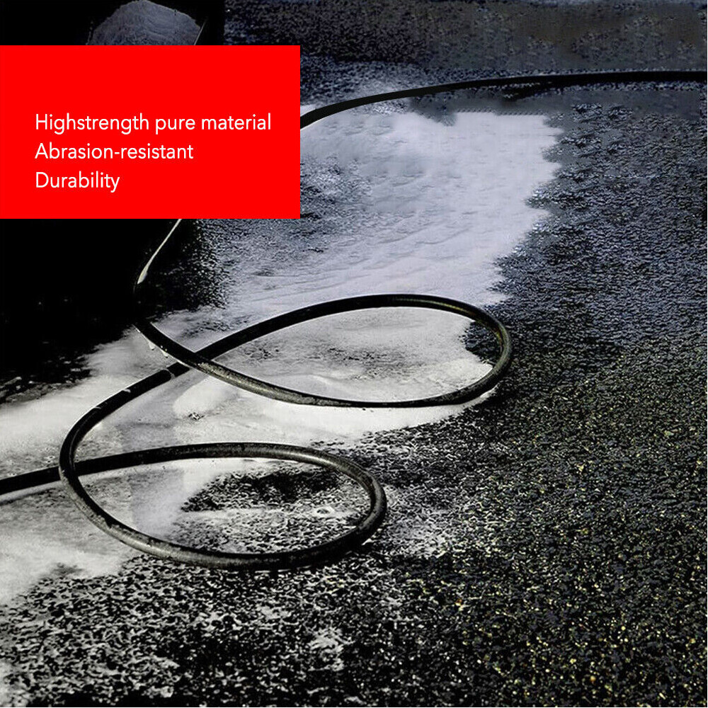 4000 PSI 50 ft / 100 ft 3/8" Pressure Washer Hose Non-Marking Gray With Couplers