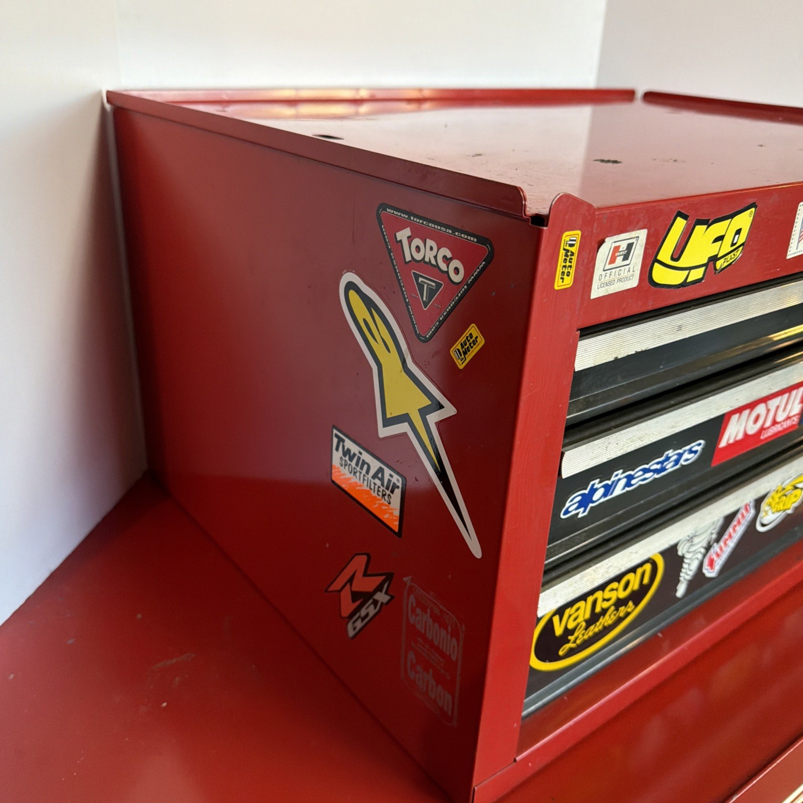 Craftsman DEEP Mid Middle Intermediate Riser Tool Box Chest 3 Drawer Red 65766