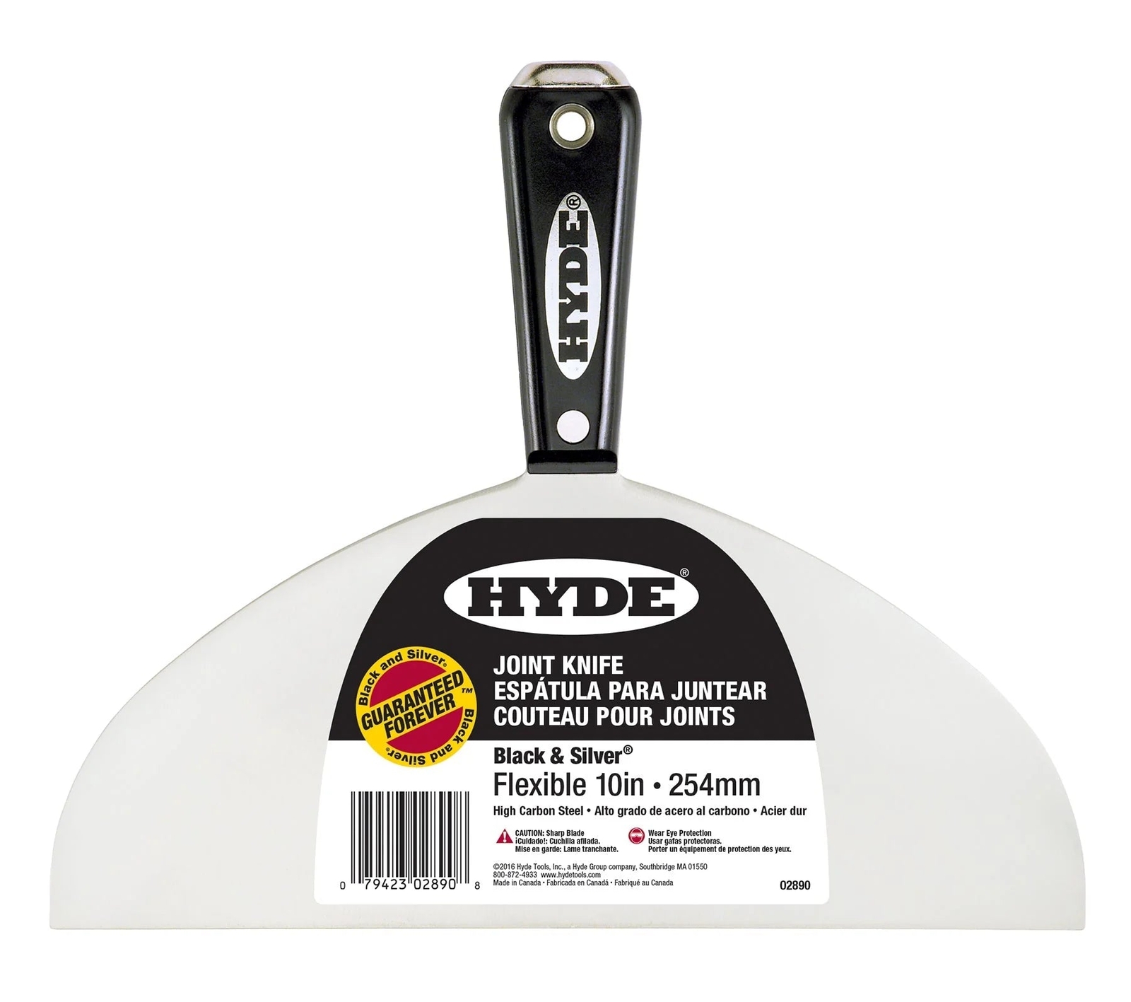 HYDE Black & Silver Carbon Steel Joint Knives w/ Hammerhead