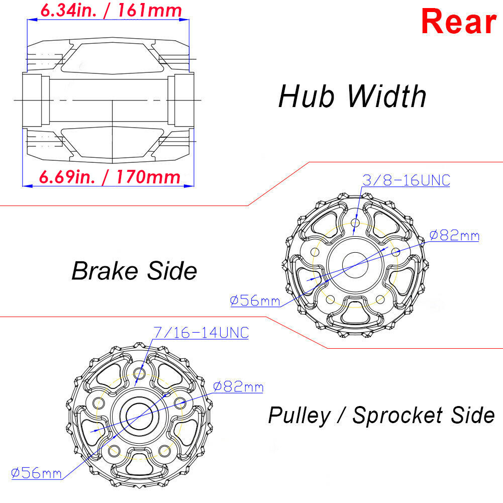 21x3.5 16x3.5 Fat Spoke Wheels Rims for Harley Heritage Softail Classic Deluxe