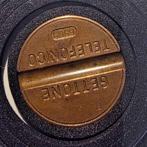 1965 Italy Gettone Telefonico Telephone Token – May 6505 EF