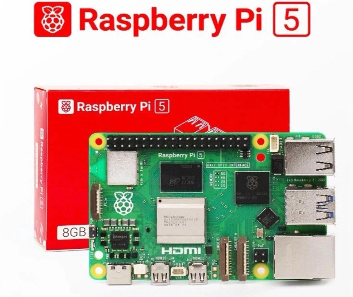 Raspberry PI 5 8GB RAM (w/WiFi, Bluetooth 5.0, 4-USB and GB-Ethernet) US Seller
