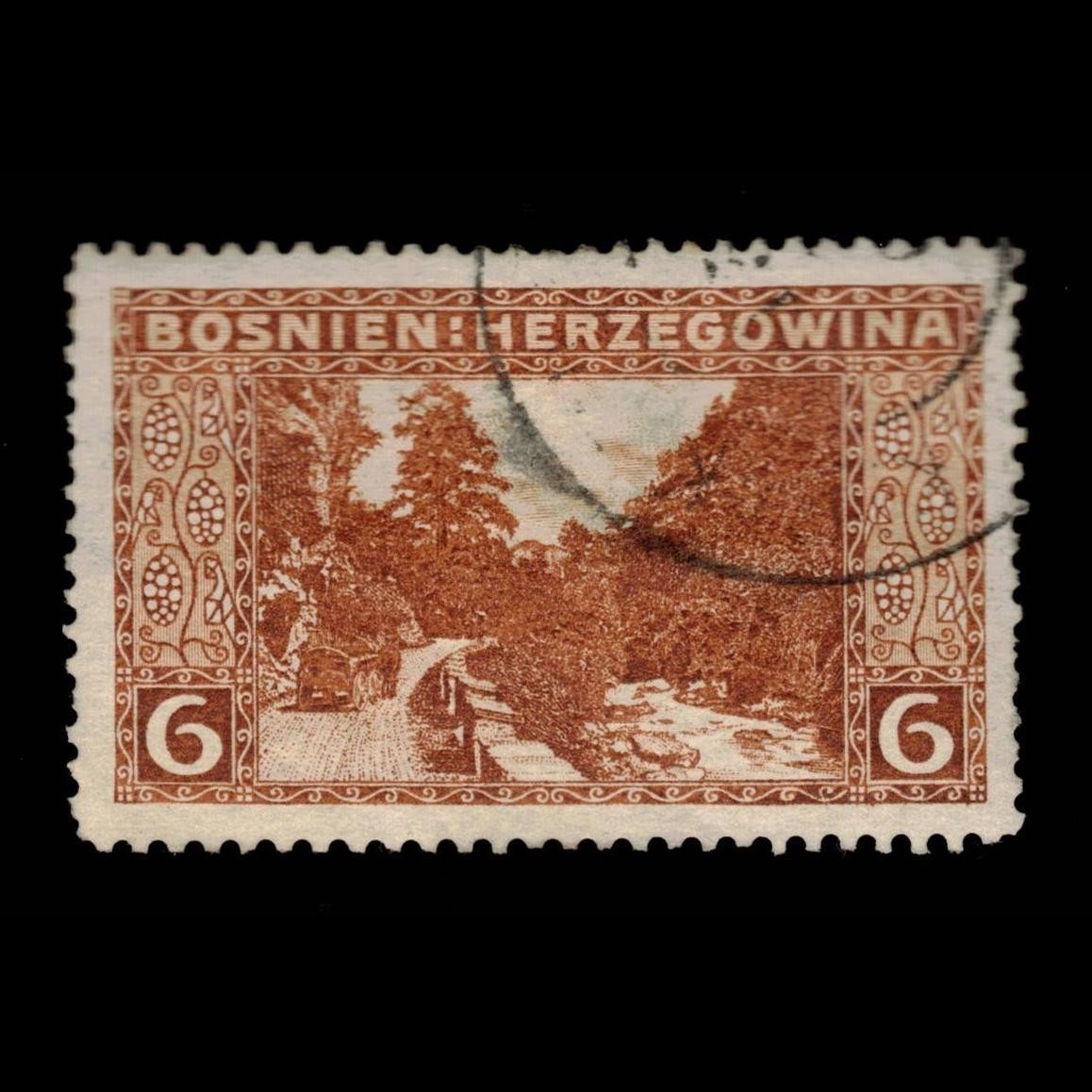 Bosnia & Herzegovina, Scott 34, Rama Valley, 1906, used, 115364