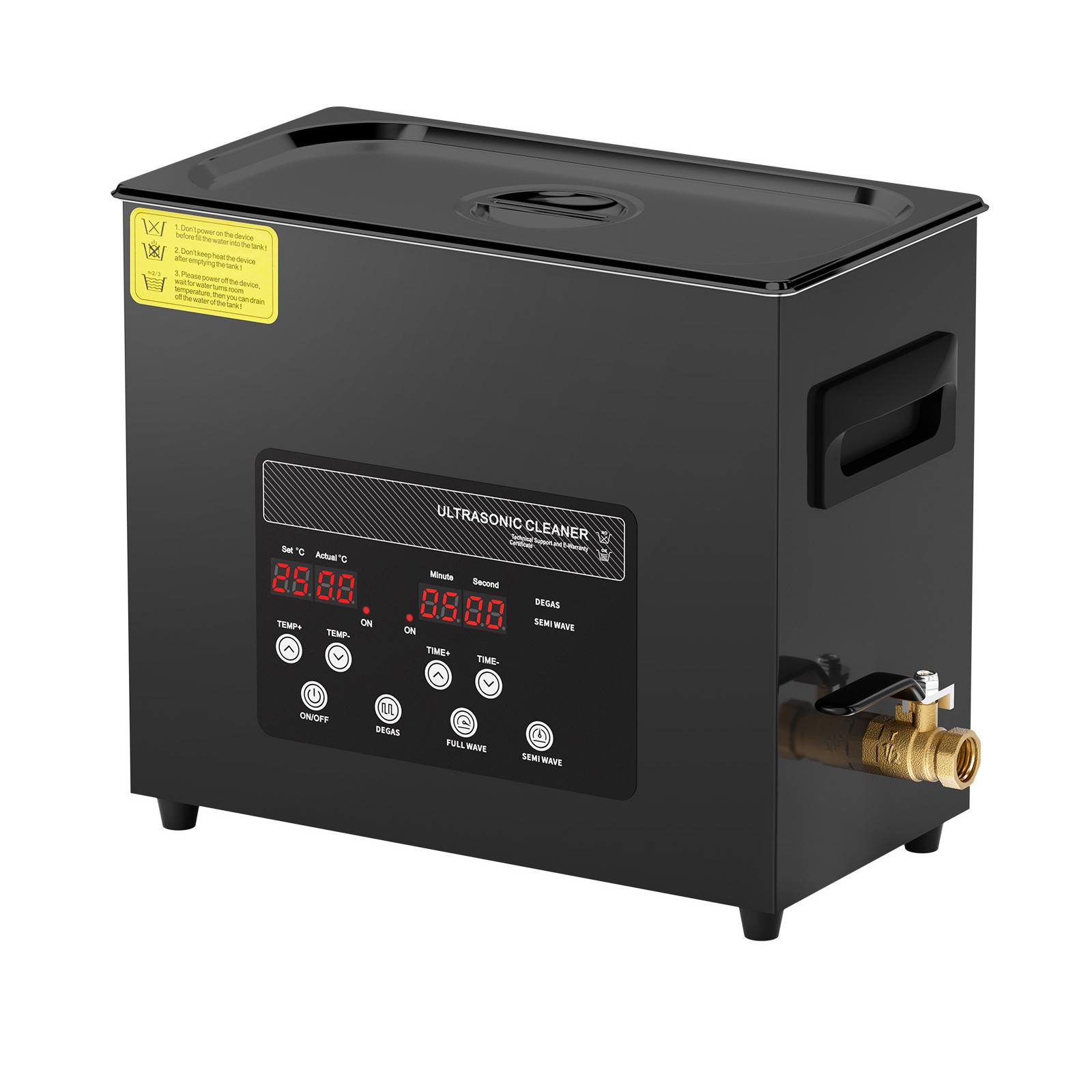 6L Ultrasonic Cleaner Cleaning Machine with Basket Heater and Timer 180W