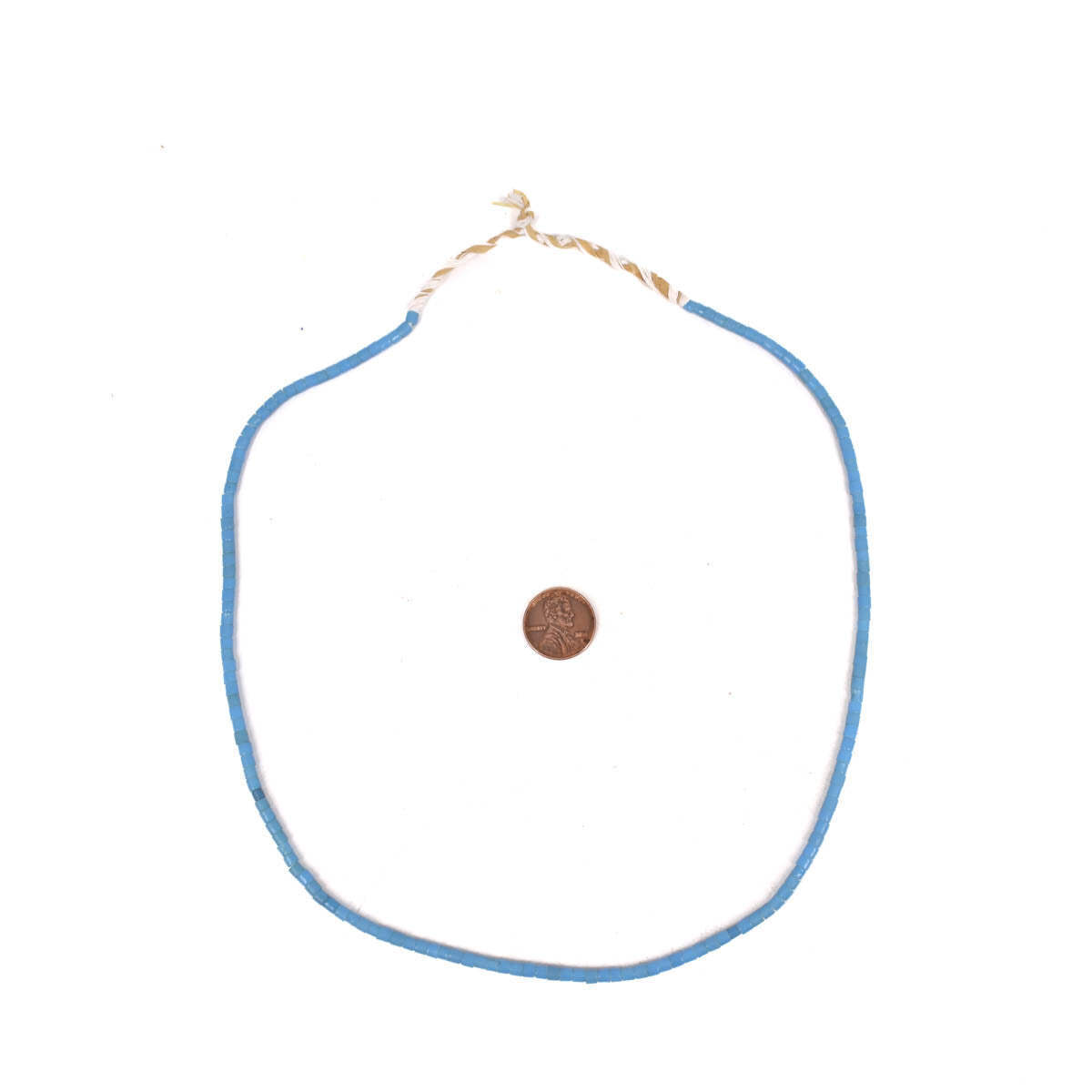 Turquoise Blue Tile Trade Beads