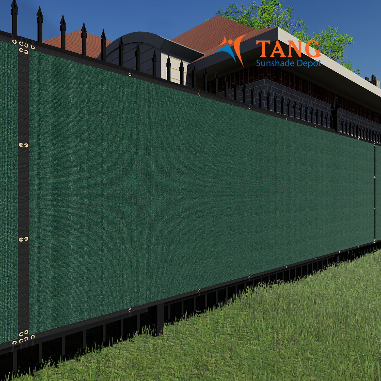 6ft Privacy Fence Screen Green Windscreen Garden Heavy Duty Mesh Shade Net Cover