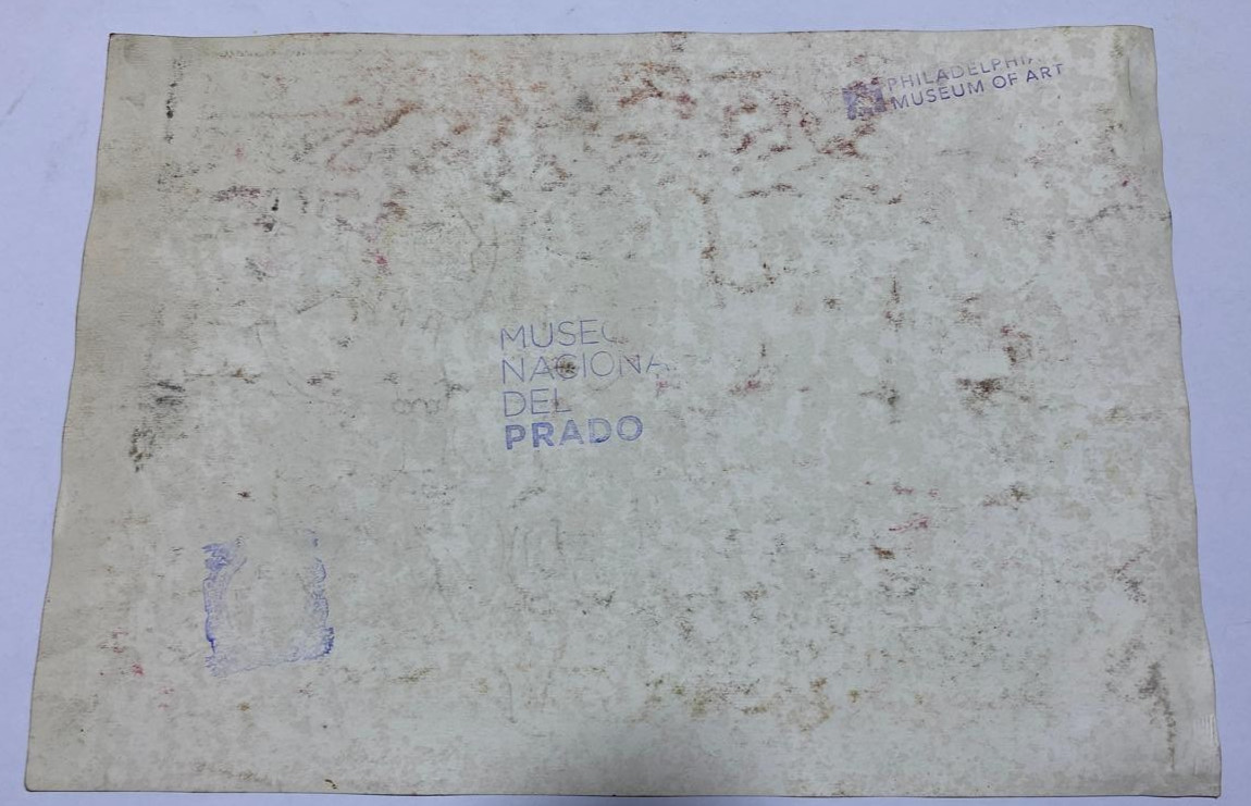 JOHN SINGER SARGENT Drawing on paper (Handmade) signed and stamped mixed media.