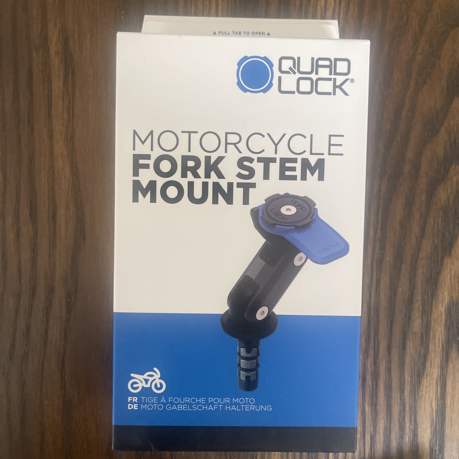 NEW QUAD LOCK Motorcycle/Moto Fork/Stem Mount + Vibration Dampener FAST SHIPPING