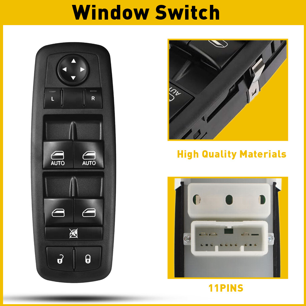 For 2014-2019 Jeep Grand Cherokee Master Power Window Switch Front Driver Side
