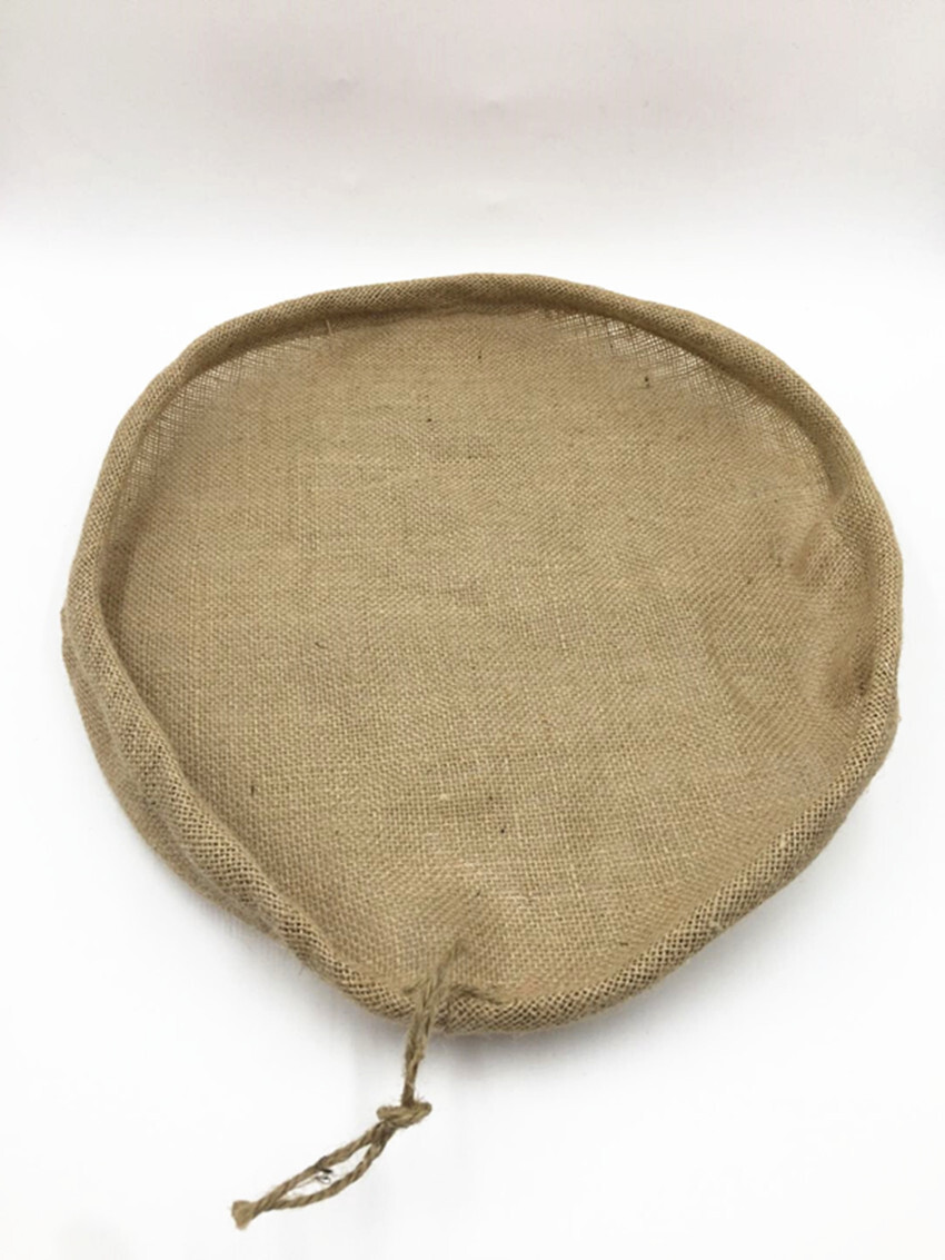 BRITISH UK ARMY BRODIE TOMMY HELMET COVER LINEN COARSE MESH(HELMET NOT INCLUDED)