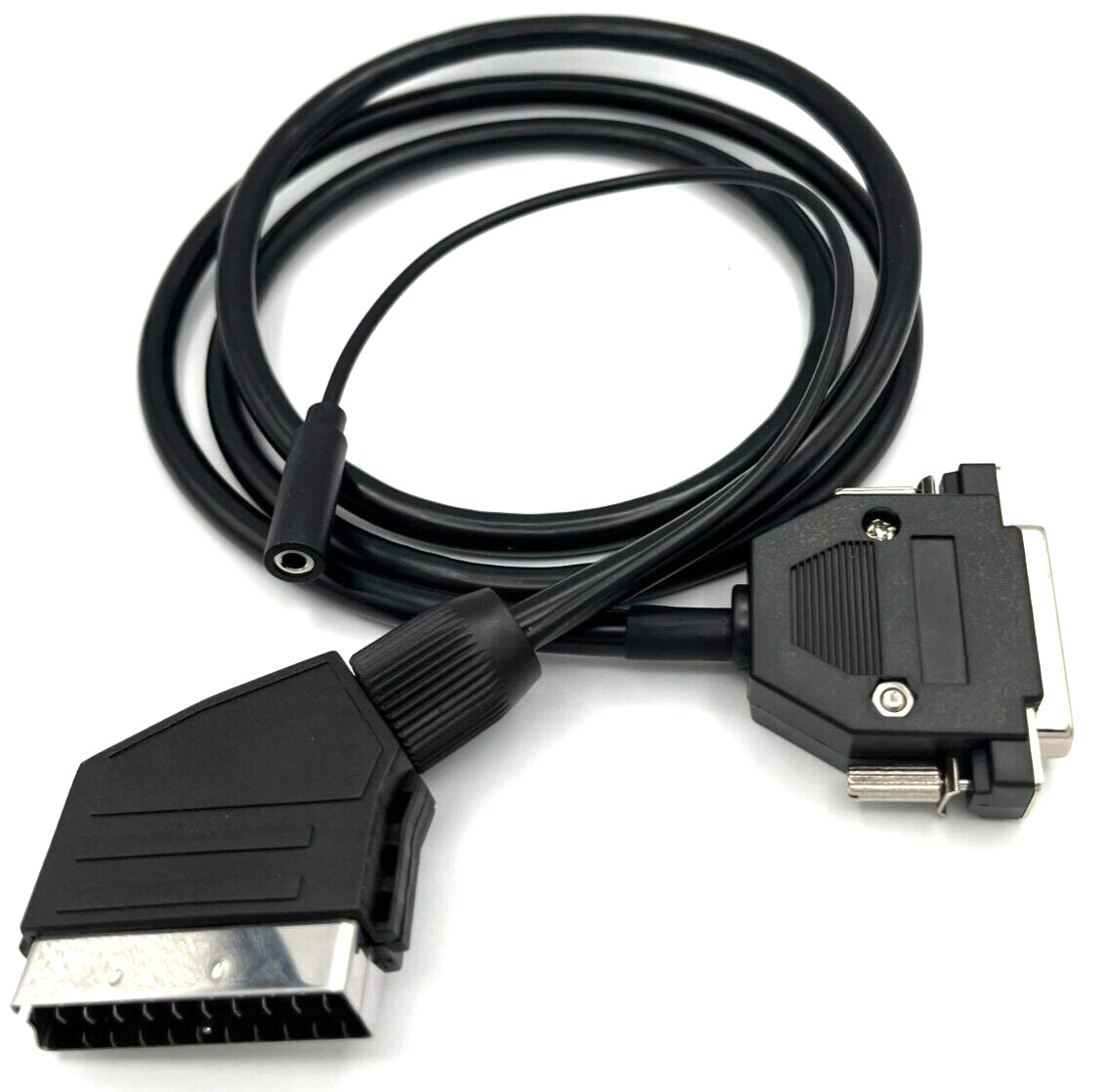 Amiga Video to SCART RGB cable with detachable audio - USA Seller